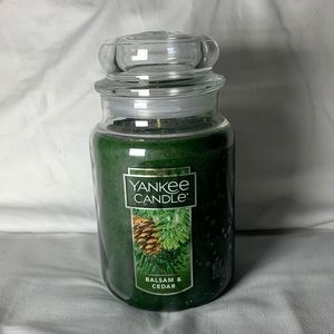 Balsam and Cedar Yankee Candle